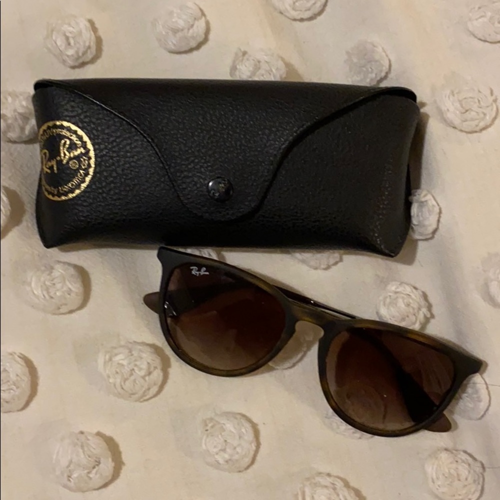 Ray-ban Erica tortoise gradient round sunglasses